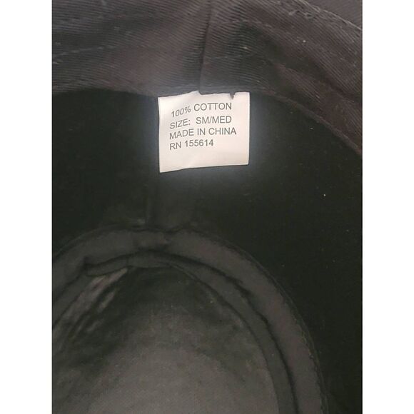 Four Seasons Women's Black Pinch Front Cotton Fedora Hat Size Small - Picture 4 of 4